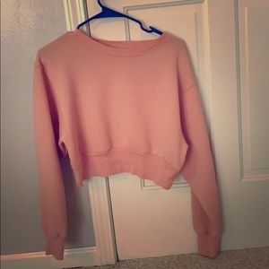 AE studio cropped crew neck sweatshirt